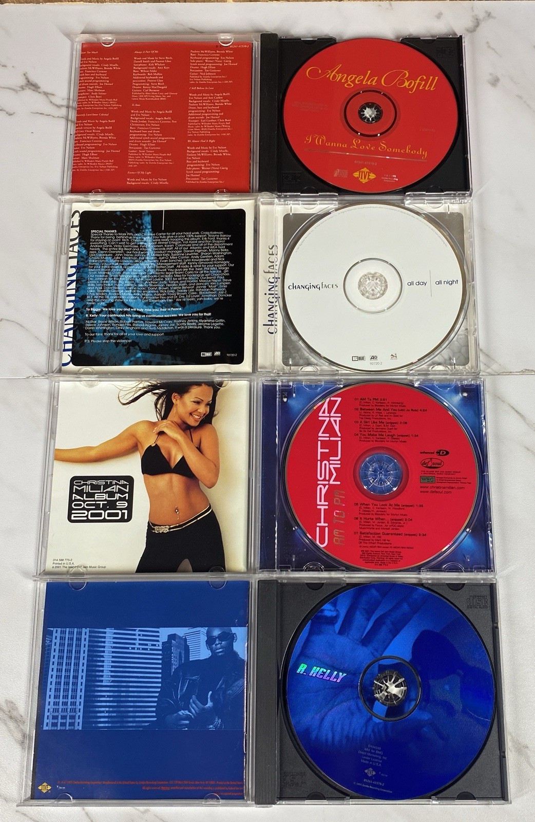 Soul R&B Funk CD Lot of 24 – R. Kelly, Tamia, Keith Sweat ….. all pictured