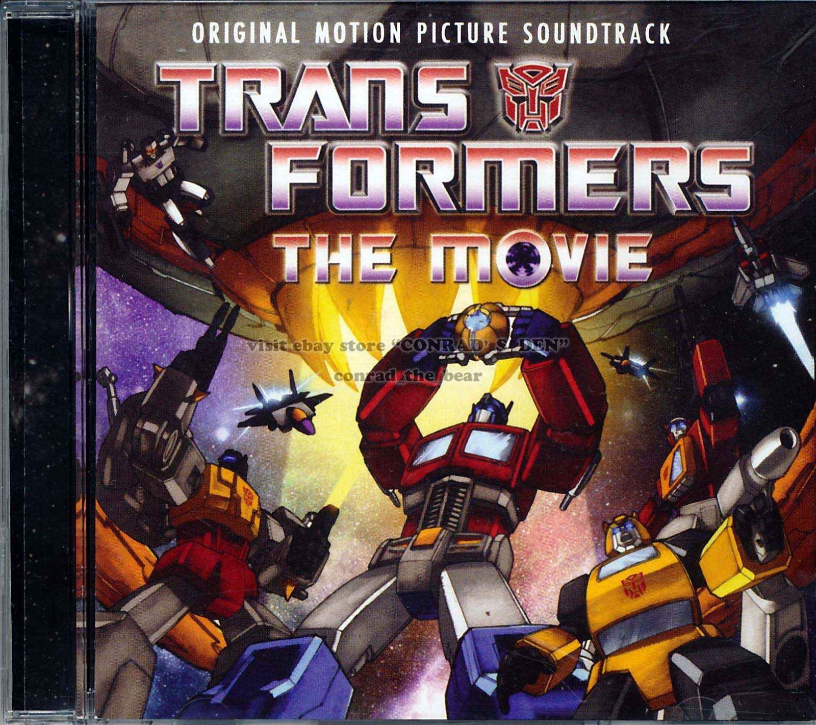Vince DiCola “TRANSFORMERS: THE MOVIE” 20th Anniversary Edition soundtrack CD