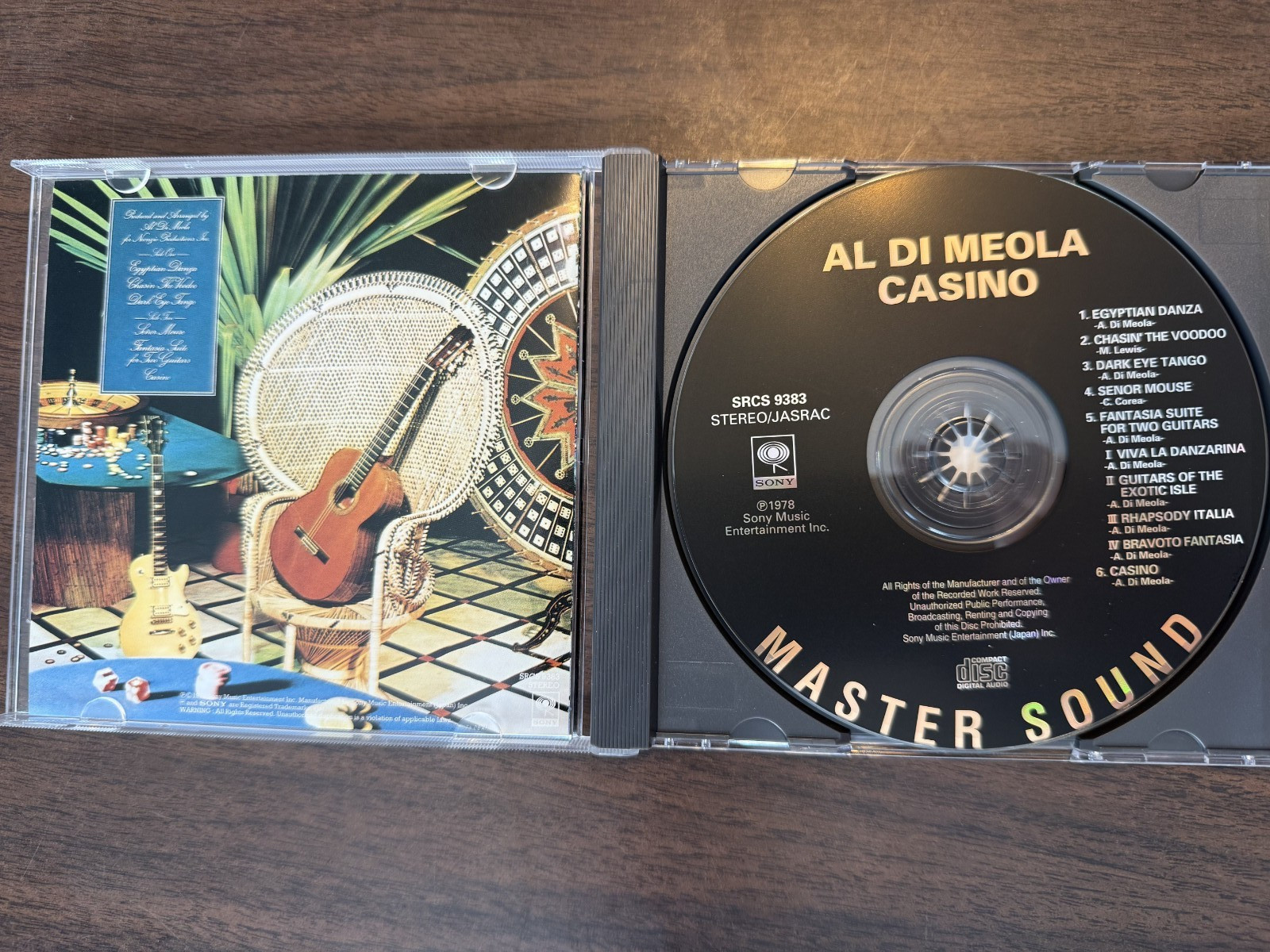 Casino by Al Di Meola CD Master Sound Disc from Sony Japan Superb