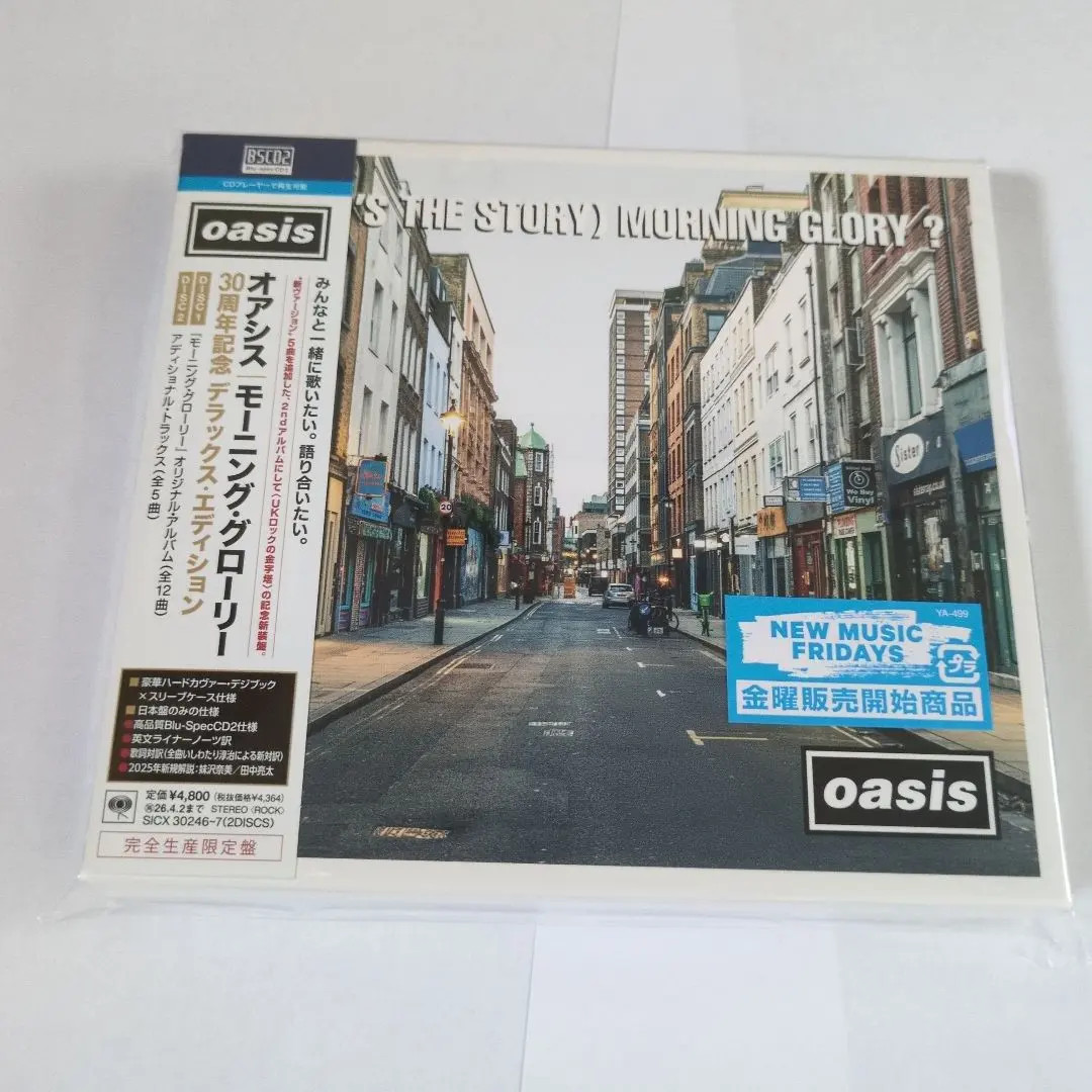 6WT OASIS WHAT’S THE STORY MORNING GLORY? 30TH ANNIVERSARY JAPAN 2 BLU-SPEC CD