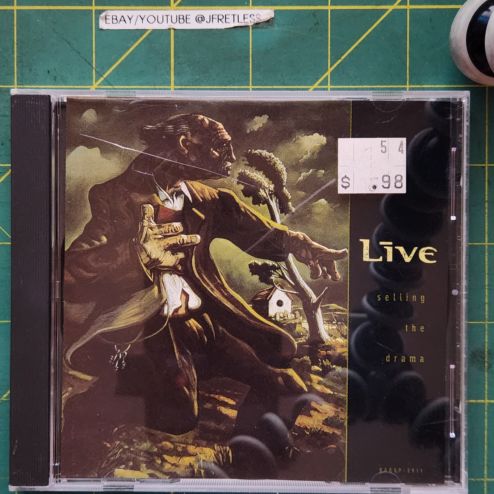 Used Audio Music CD Live Selling The Drama Promo Single 1 Track 1994 Radioactive