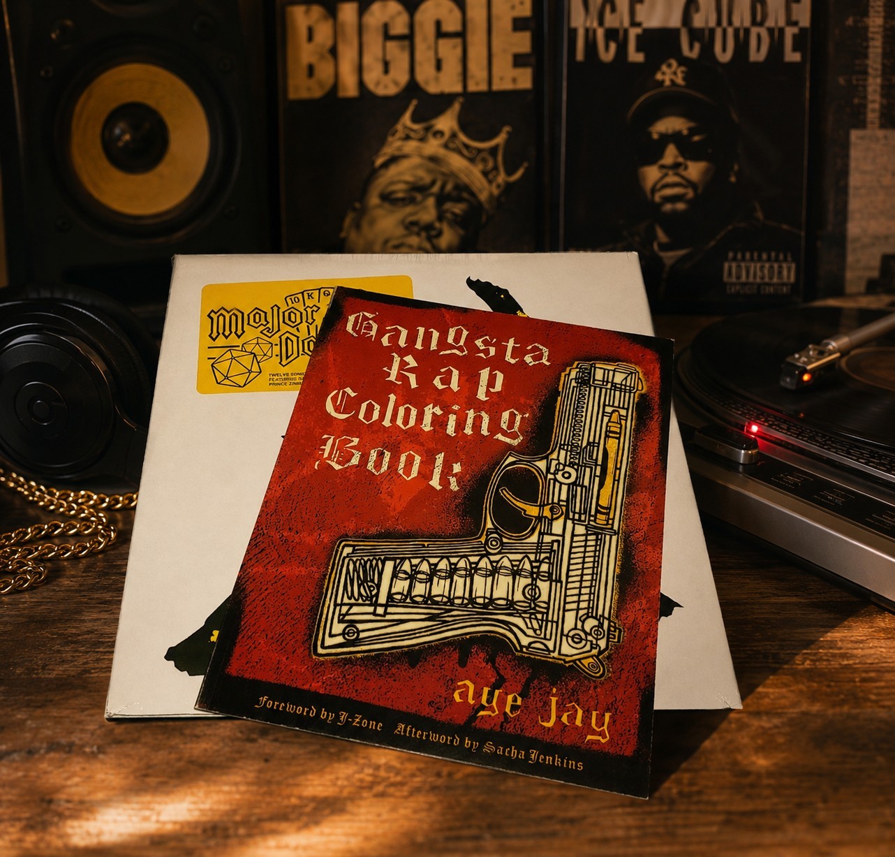 Gangsta Rap Coloring Book Hip-Hop Vinyl Bundle Limited /30 180g LP Get On Down