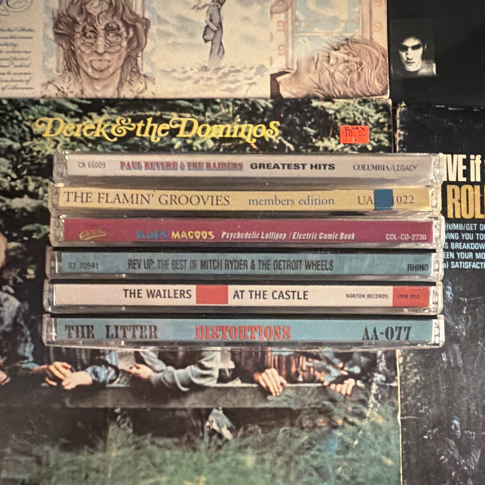 6 CD LOT Blue-Eyed Soul/Garage/Psychedelic Paul Revere/Wailers/Mitch Ryder…