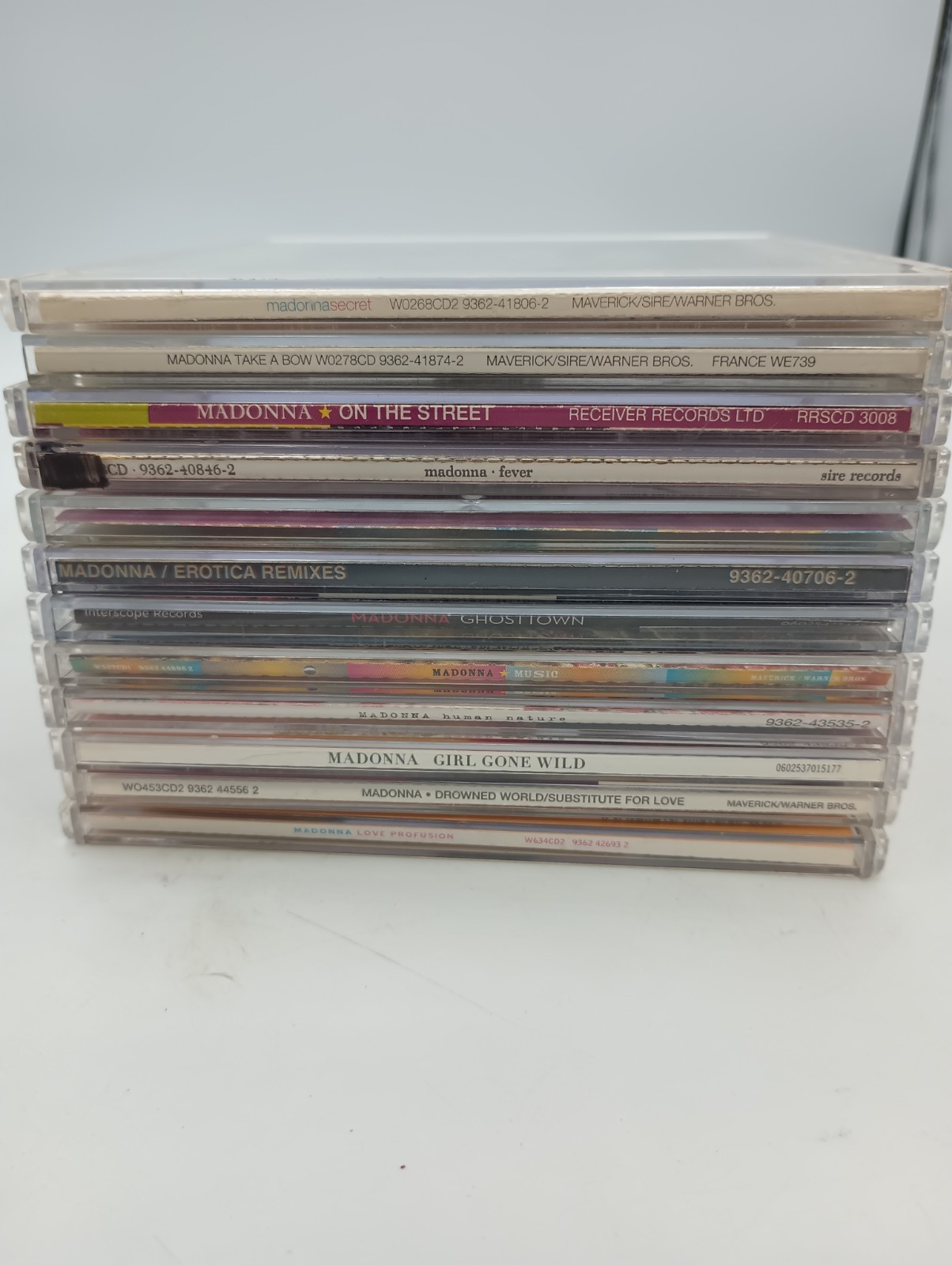 Lot of 12 MADONNA CDs, International Cds Import Made Overseas
