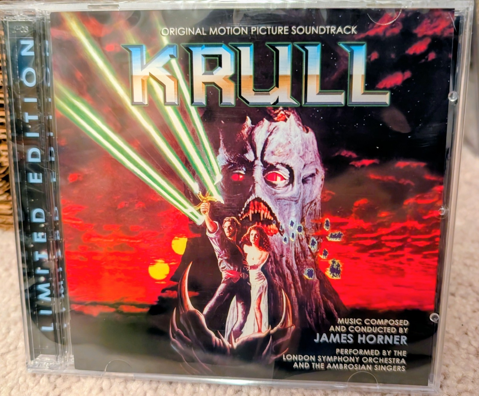 Krull Original 2-Disc Soundtrack by James Horner La-La Land Records LLLCD-1360