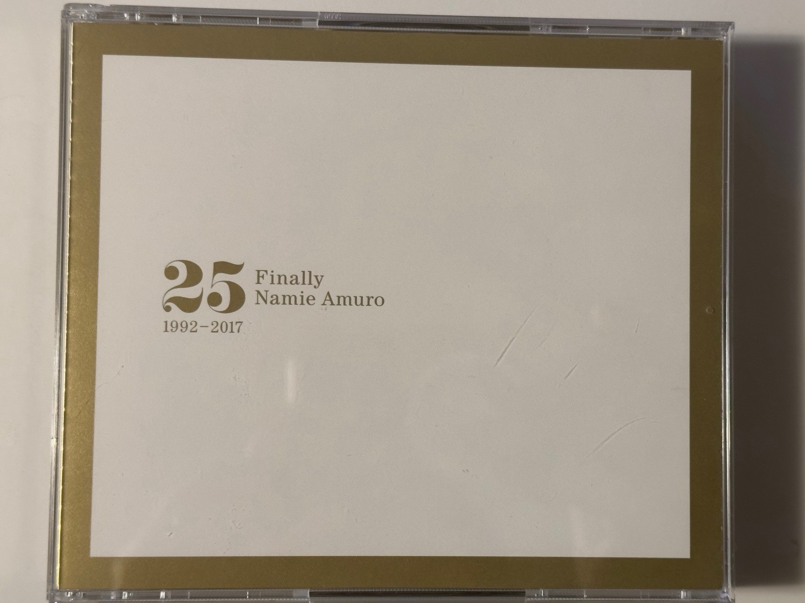 Namie Amuro Finally 2017 Pop CD Album Avex Entertainment Gold Jewel Case