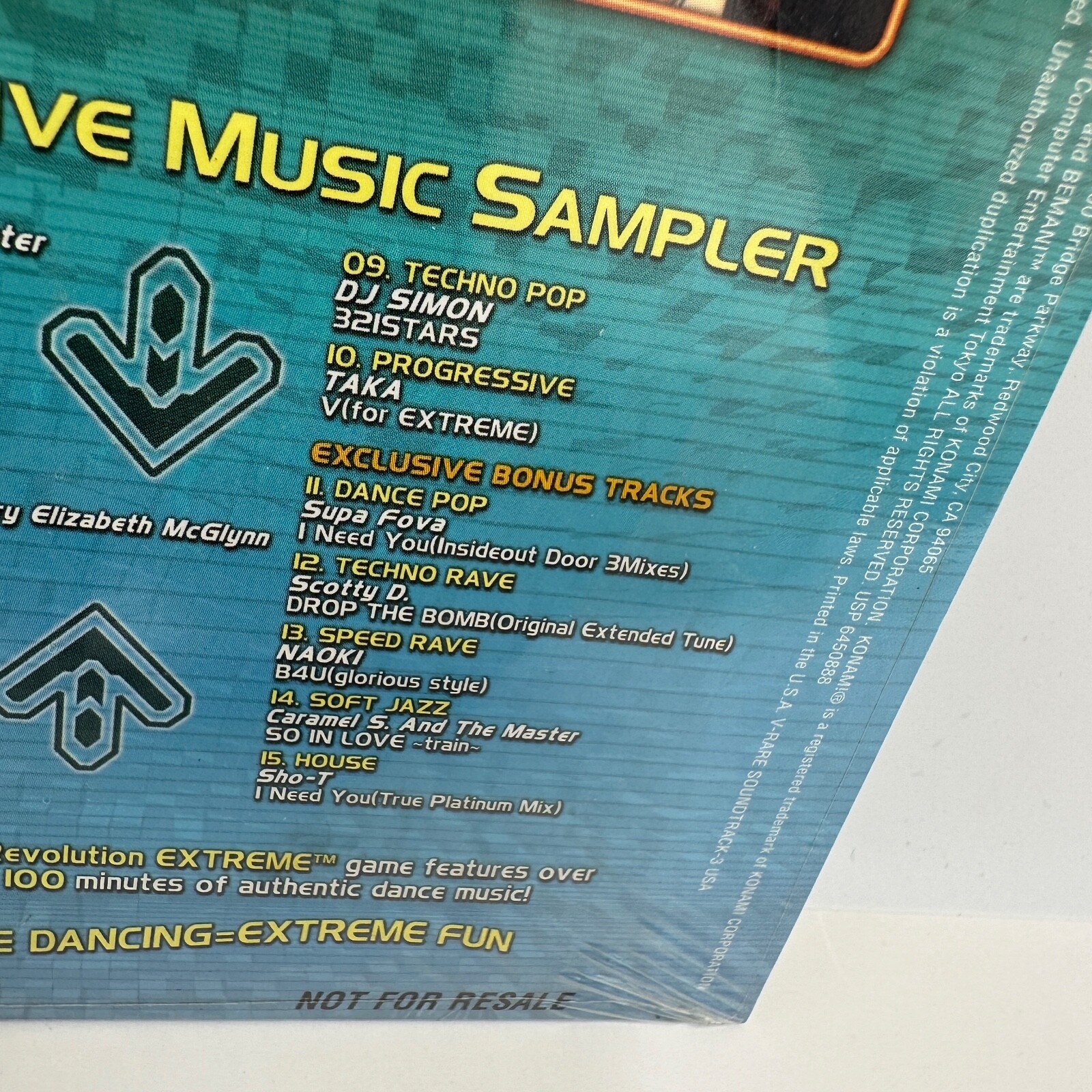 Dance Dance Revolution Extreme Limited Edition Music Sampler CD Sealed 2004