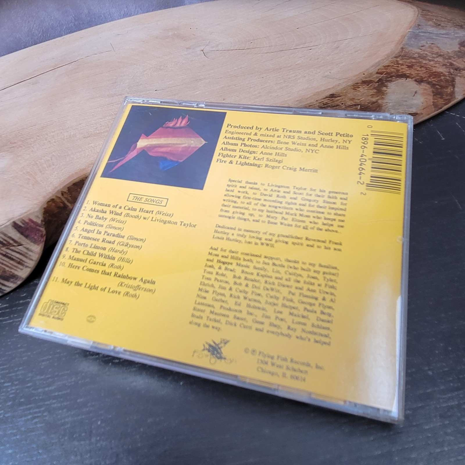 Woman Of A Calm Heart by Anne Hills Music CD 1997 Flying Fish Records