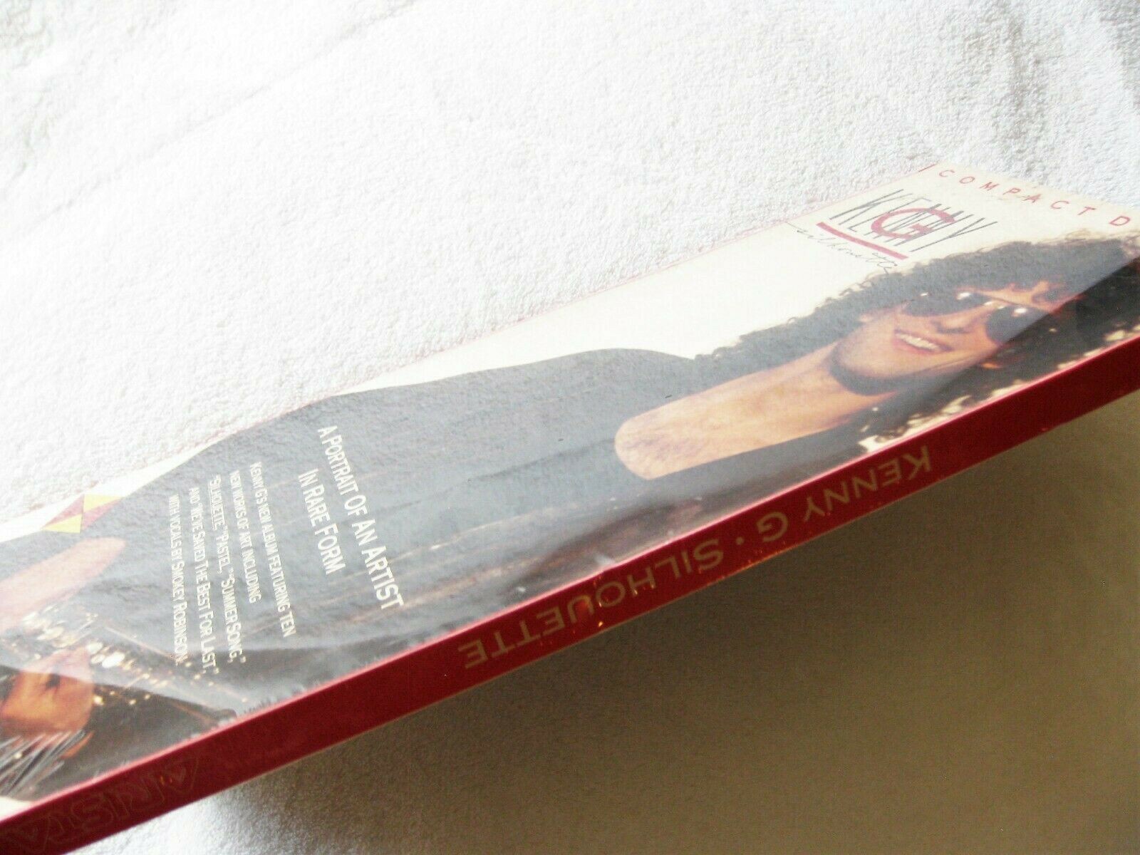 KENNY G SILHOUETTE SEALED LONGBOX CD DEBUT KP LIMITED EDITION PROMO HYPE STICKER