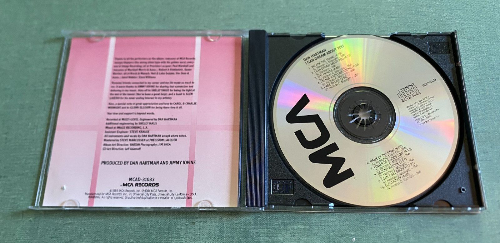 Dan Hartman – I Can Dream About You CD 1984 MCA Records – US Seller – Ships Free